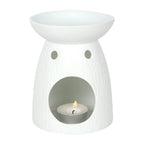 White Ceramic Angel Wings Oil Burner