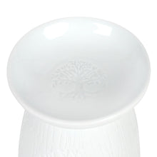 Load image into Gallery viewer, White Ceramic Tree of Life Oil Burner