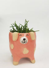 Load image into Gallery viewer, Dog Planter Pink Med 14cm