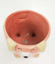 Load image into Gallery viewer, Dog Planter Pink Med 14cm